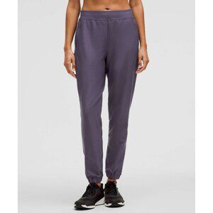 Lululemon Adapted State High-Rise Fleece Jogger Pants 12 Nightfall purple pocket